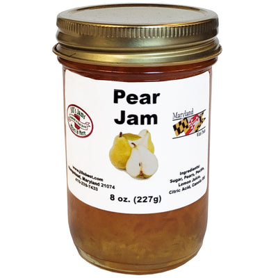 Jill's Pear Jam 8oz. Jar
