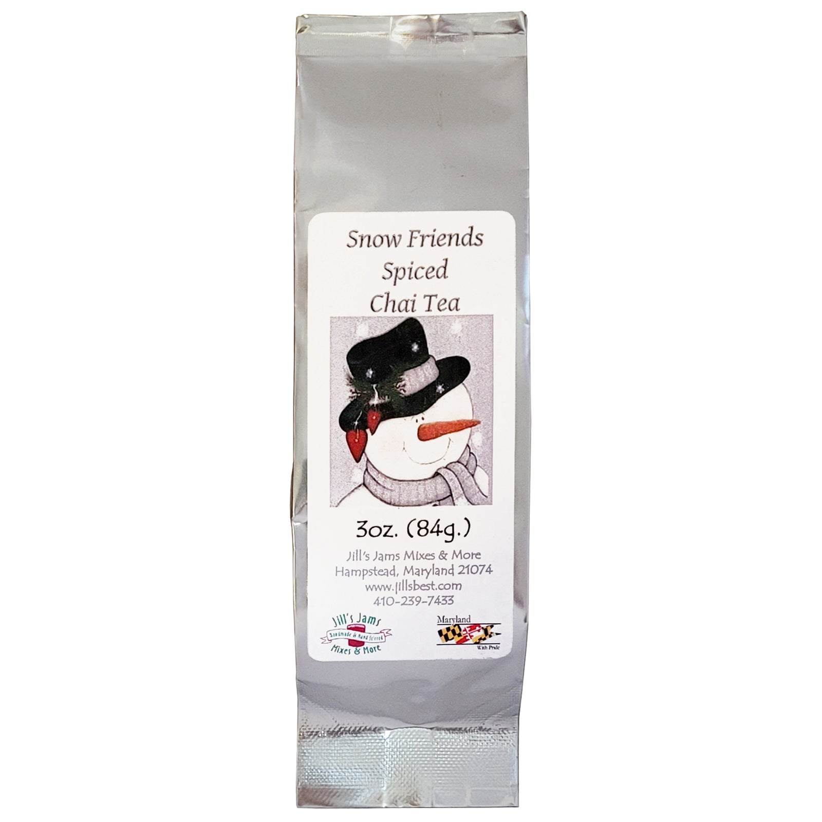 jill's snow friends spiced chai tea mix