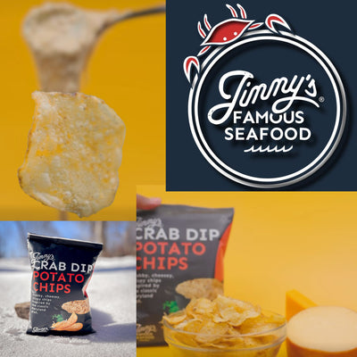 Jimmy's Famous Crab Dip Potato Chips 1.5oz bag