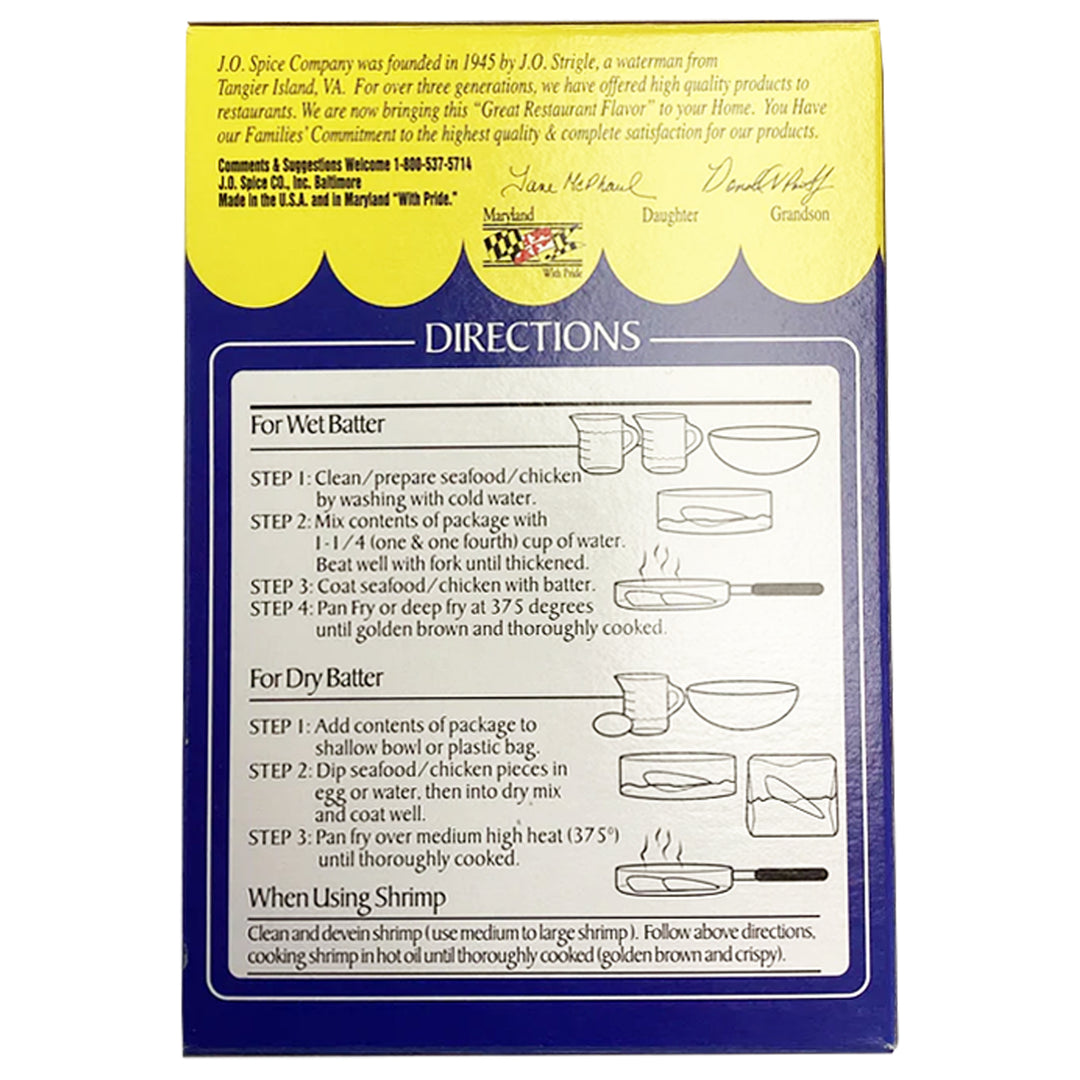 JO Spice Seasoned Southern Fish Fry Breader Mix