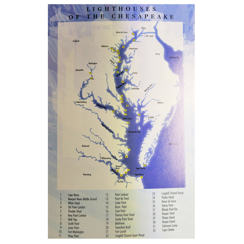 Lighthouses of the Chesapeake Booklet Index