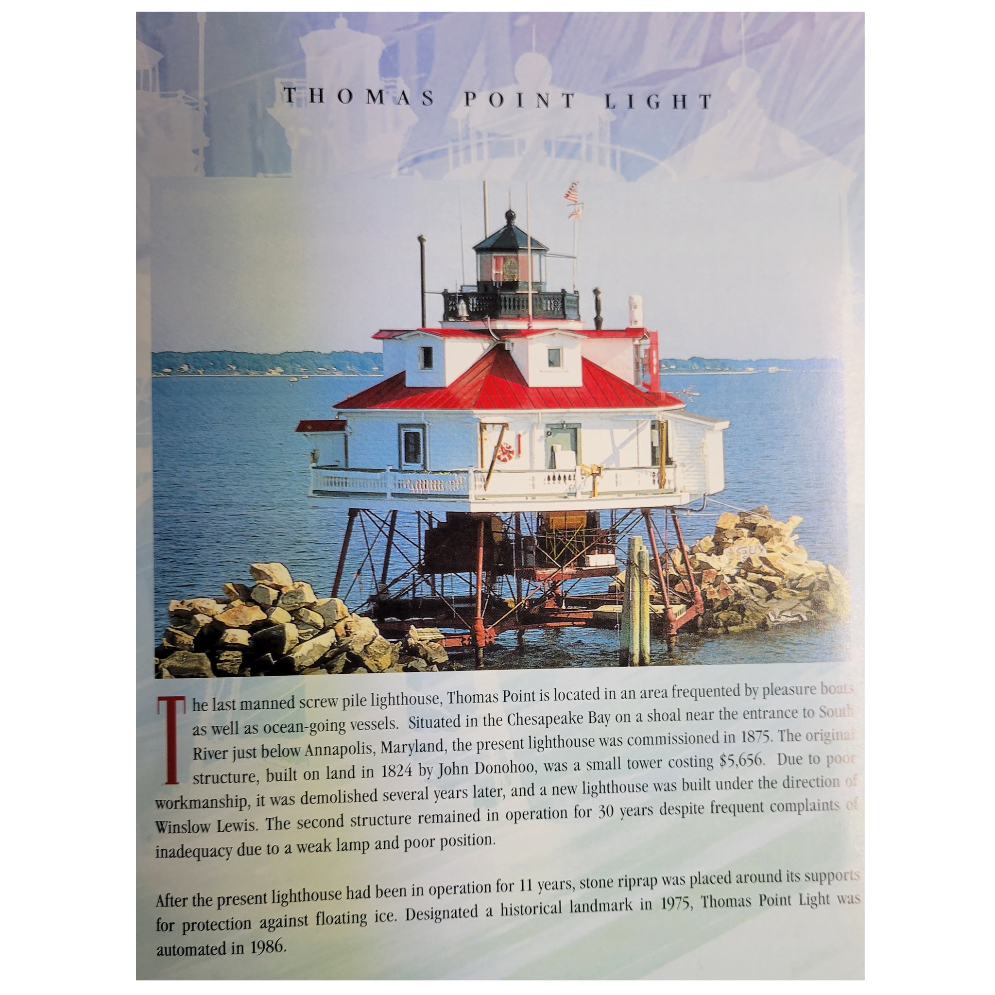 Lighthouses of the Chesapeake Booklet – The Maryland Store