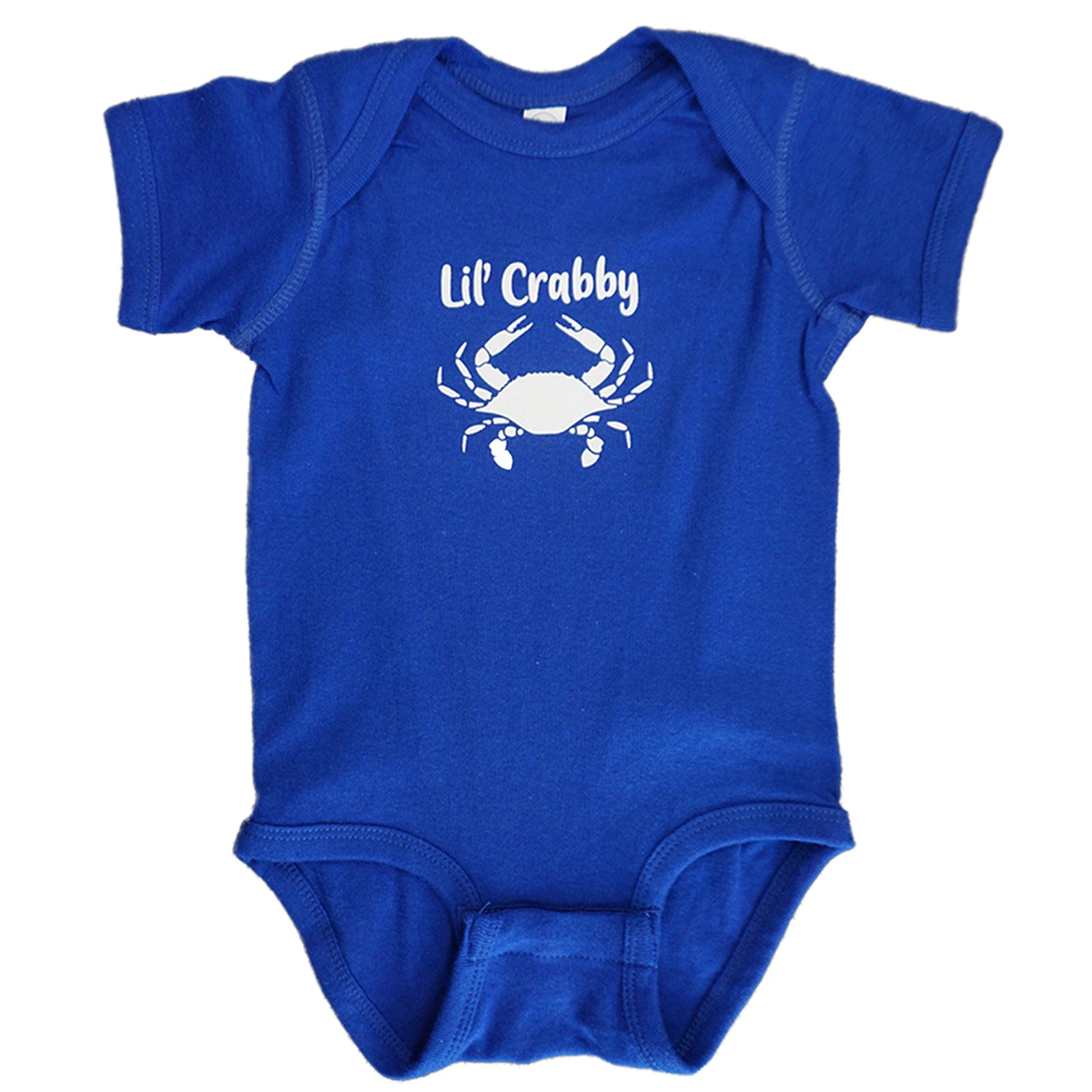 Lil' Crabby Royal Blue Onesie