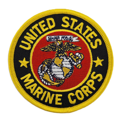 United States Marine Corps Embroidered Round Seal Patch