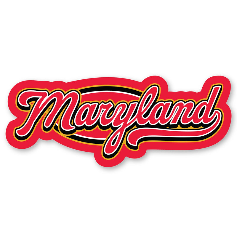 Maryland Ballpark Script Acrylic Magnet