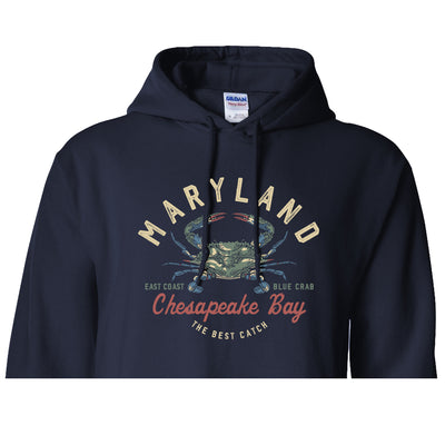 Maryland Blue Crab Hooded Sweatshirt