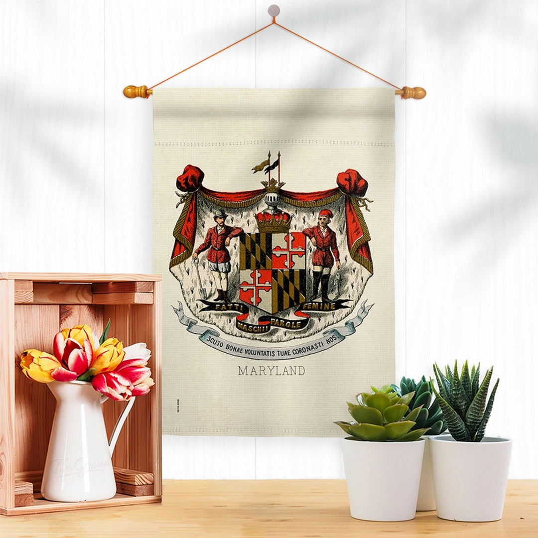 Maryland Coat Of Arms (Sleeve) Flag