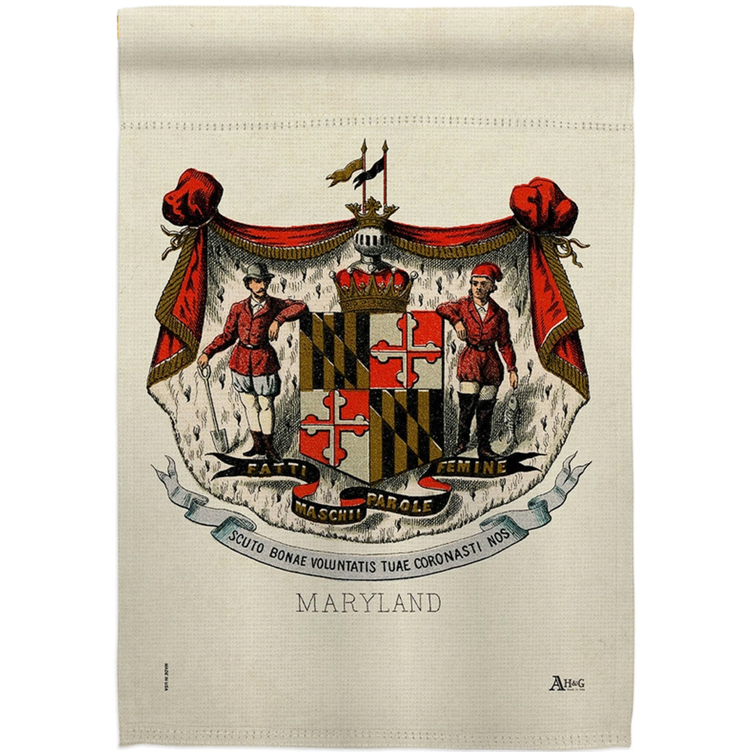 Maryland Coat Of Arms (Sleeve) Flag