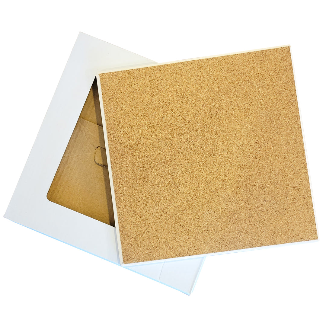 Maryland Collage 8 inch Ceramic Trivet (cork back &amp; packaging)