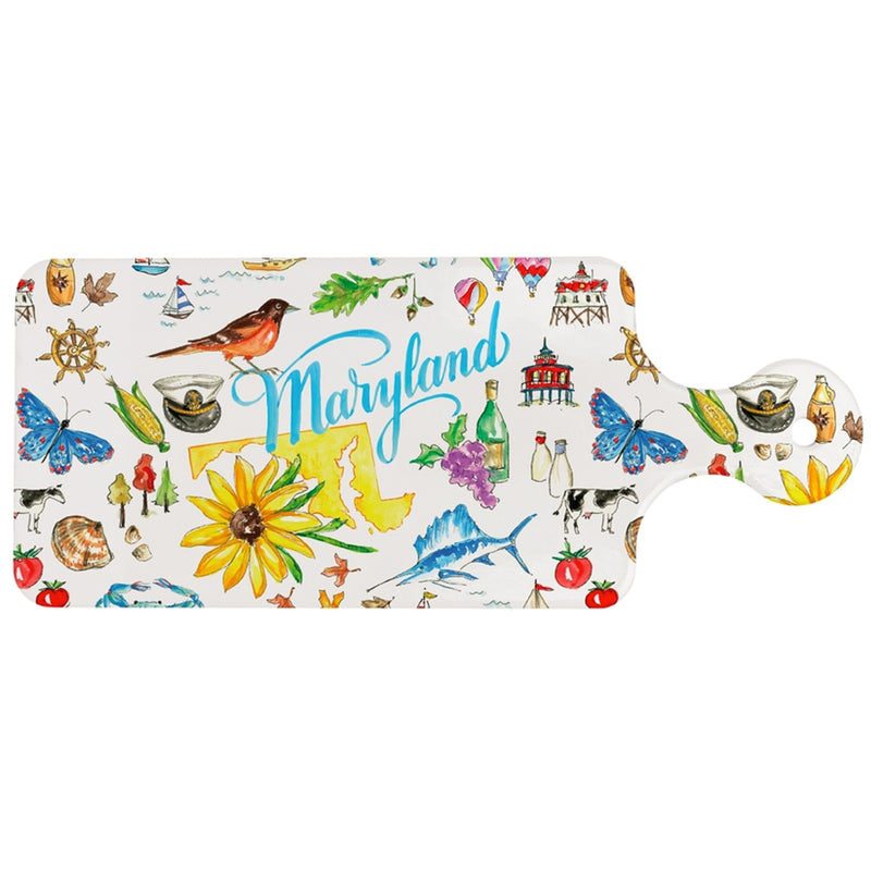 Maryland Collage Charcuterie Serving Board