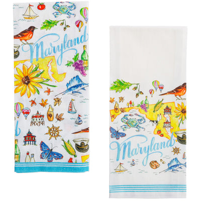 Maryland Collage Kitchen Towel Assorted