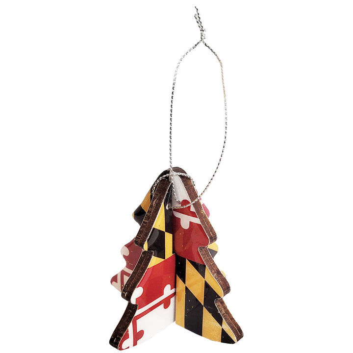 Maryland Flag 3D Tree Ornament