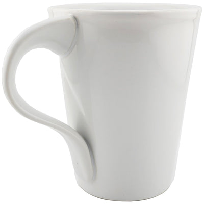 maryland flag crab plume handled white mug rear view