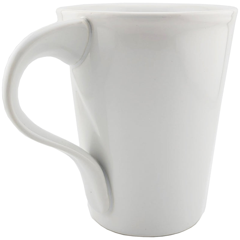 maryland flag crab plume handled white mug rear view