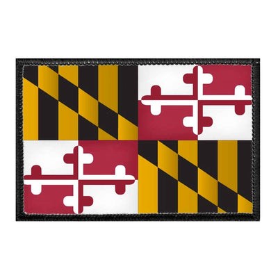 Maryland Flag Hook and Loop Patch