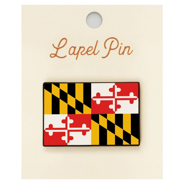 Maryland Flag Lapel Pin Packaging