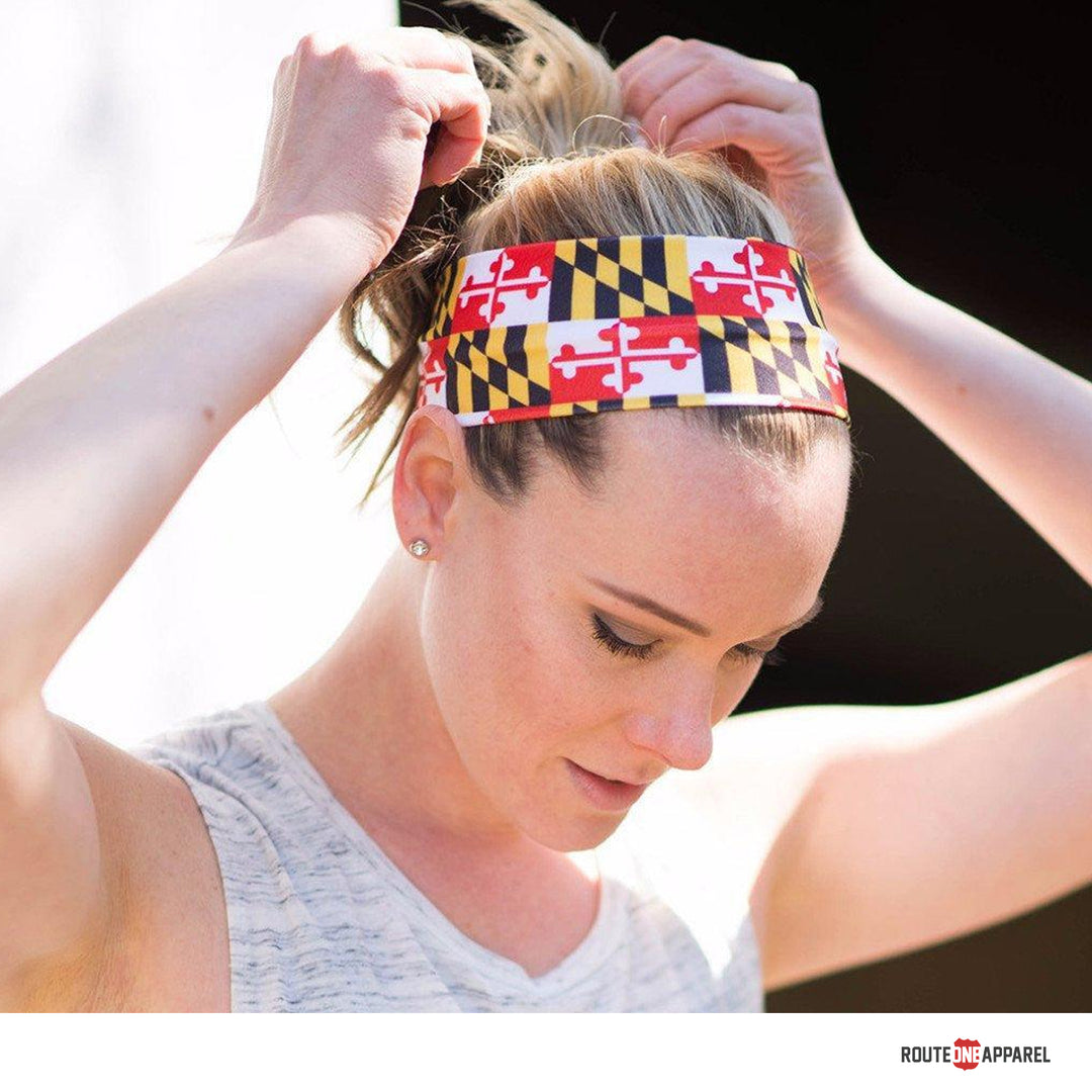 Maryland Flag Stretch Headband