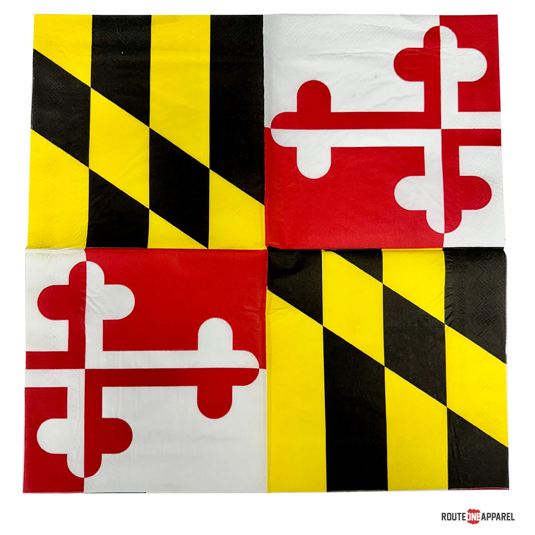 Maryland Flag Paper Napkins