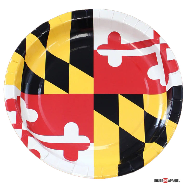 Maryland Flag Paper Plates