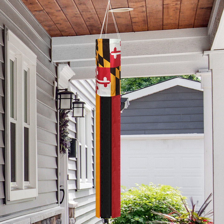Maryland Flag Printed 40" Large Windsock