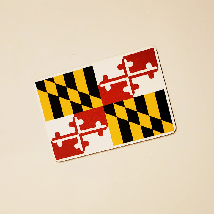 Maryland Flag Rectangle Vehicle Magnet