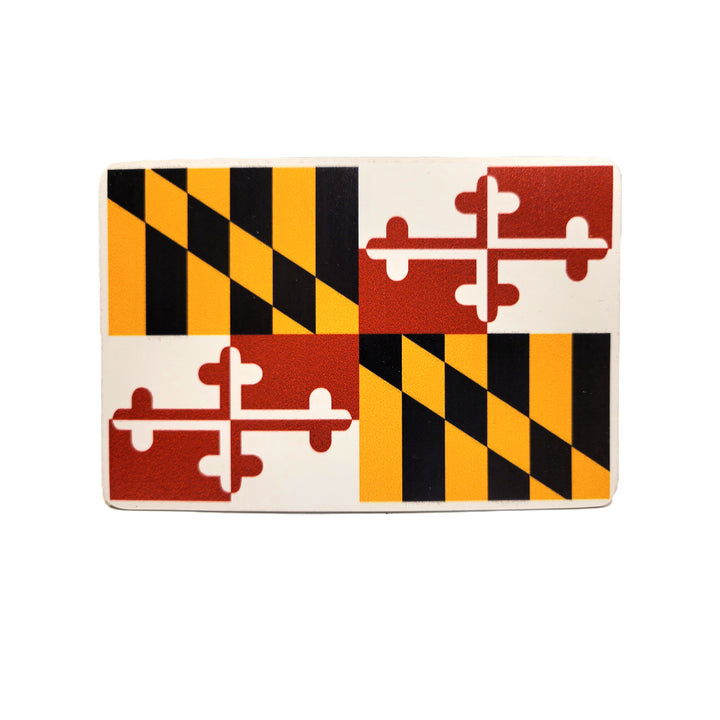 Maryland Flag Rectangle Vehicle Magnet