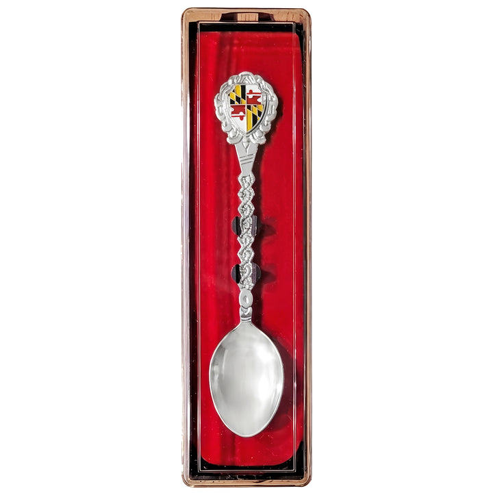 maryland flag shield souvenir spoon 