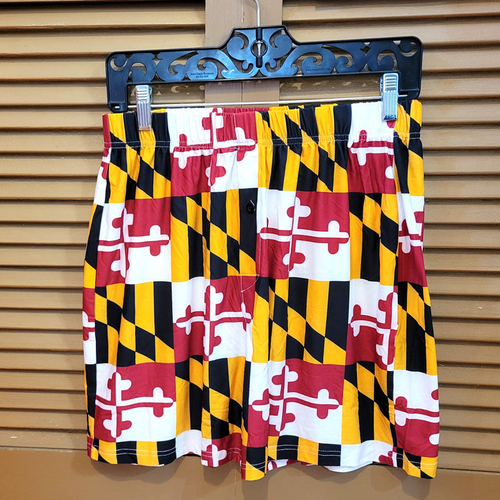 Maryland Flag Silky Unisex Boxer Shorts