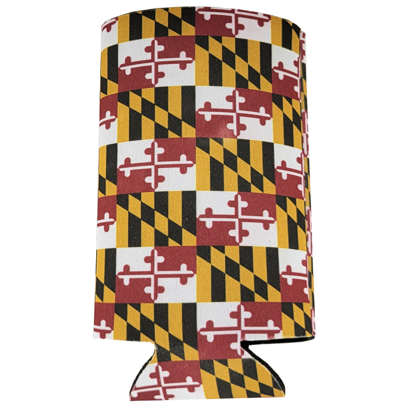 Maryland Flag SLIM Can Coolie