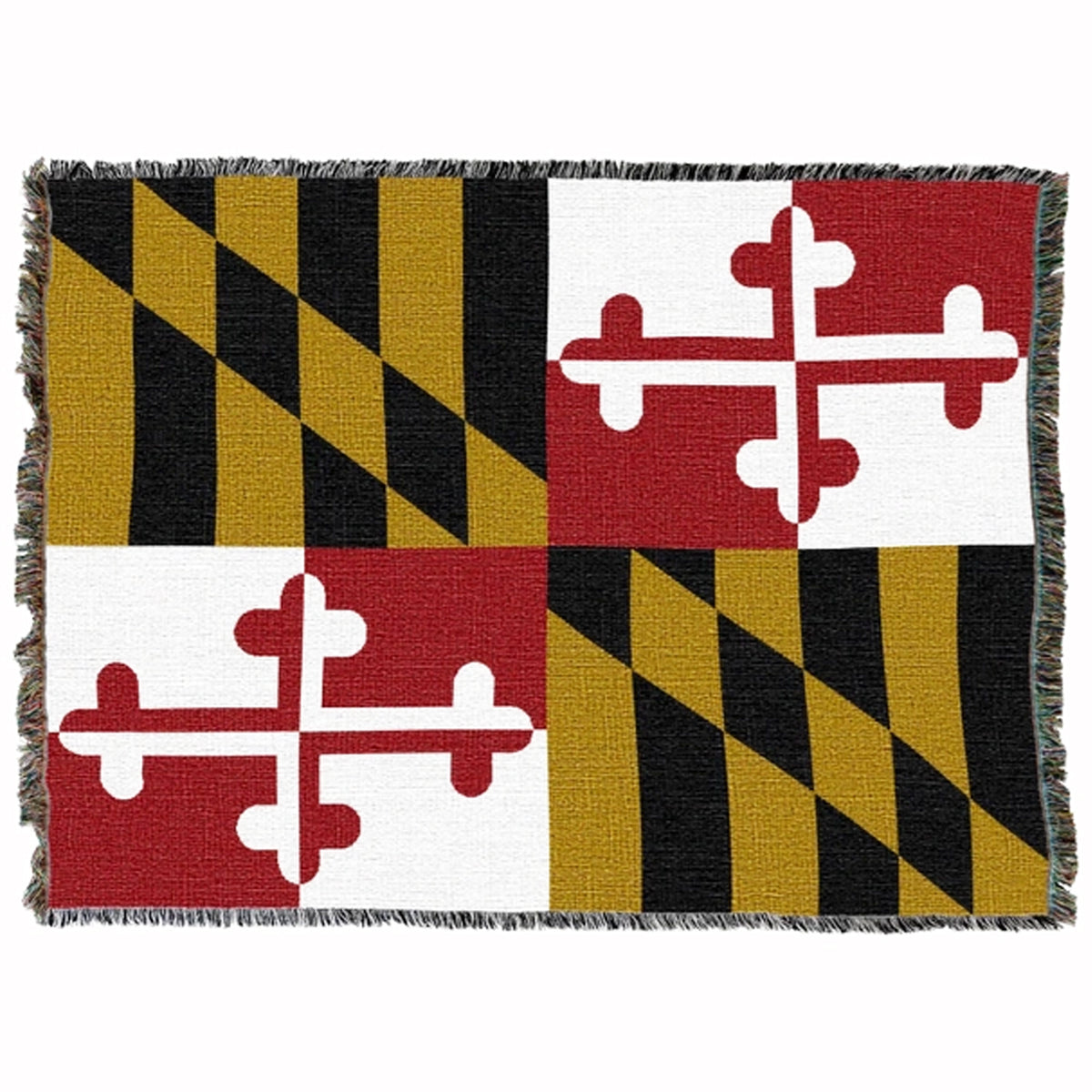 Maryland Flag Tapestry Throw Blanket.