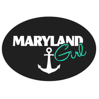 Maryland Girl Anchor Euro Magnet