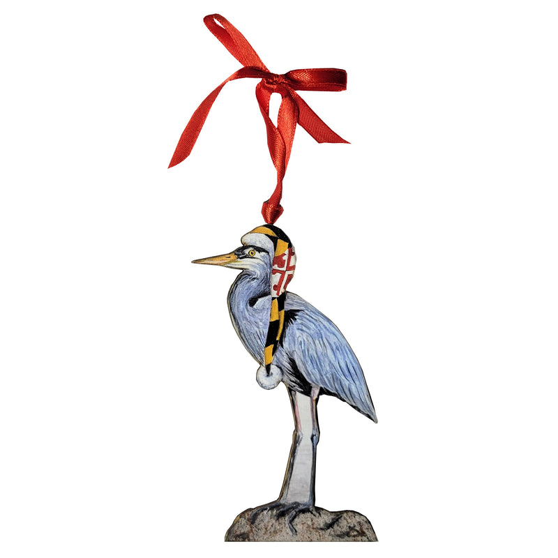 Maryland Heron Ornament