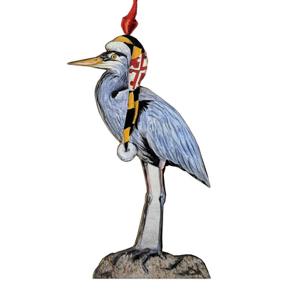 Maryland Heron Ornament