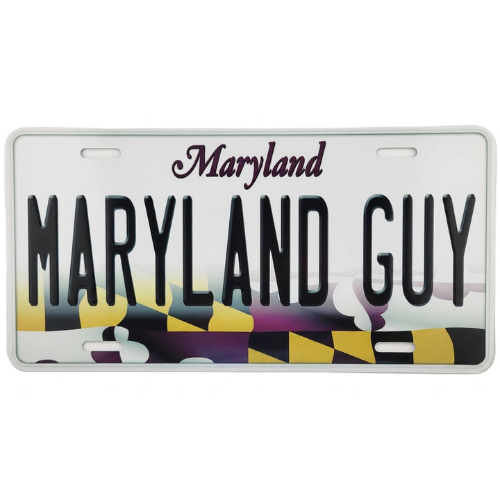 Maryland Flag Novelty License Plate - MARYLAND GUY