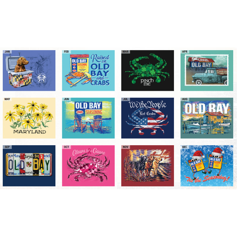 Maryland My Maryland 2026 Calendar 15" x 10" (inside monthly pages)