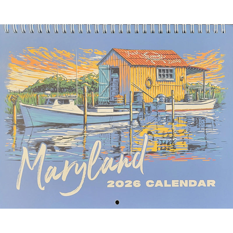 Maryland My Maryland 2026 Calendar 15" x 10"