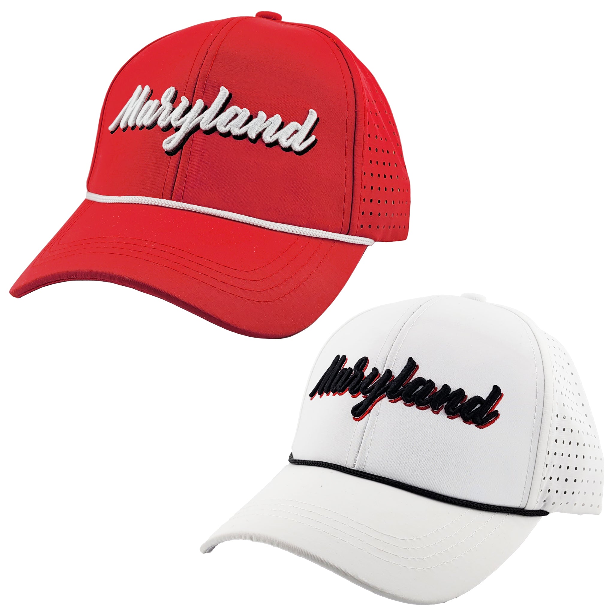 Maryland Raised Script Vented Side Baseball Hat – The Maryland Store