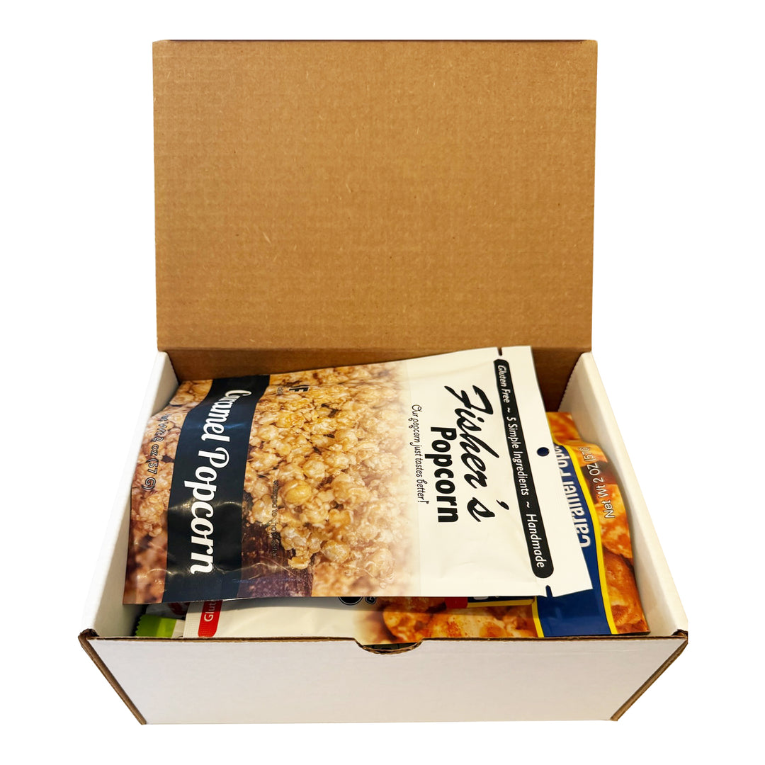 Maryland Snacks Gift Box with items packed inside.