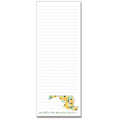 Maryland Floral Magnetic Notepad