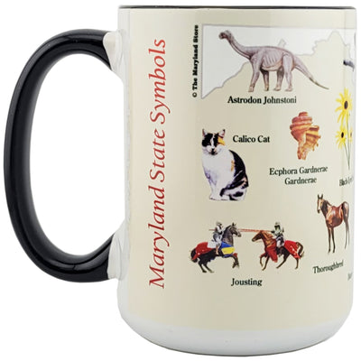 Maryland State Symbols Coffee Mug 15oz. left hand view