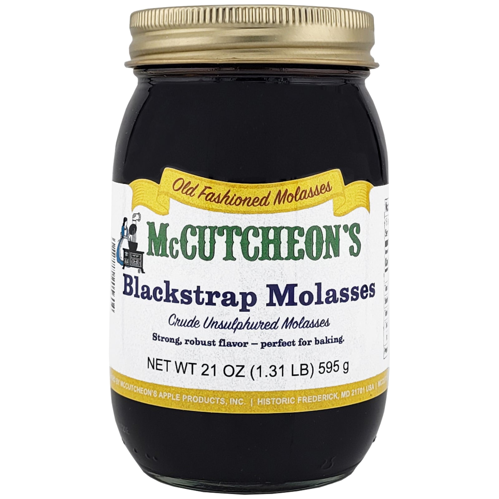 McCutcheon's blackstrap molasses 21oz. jar