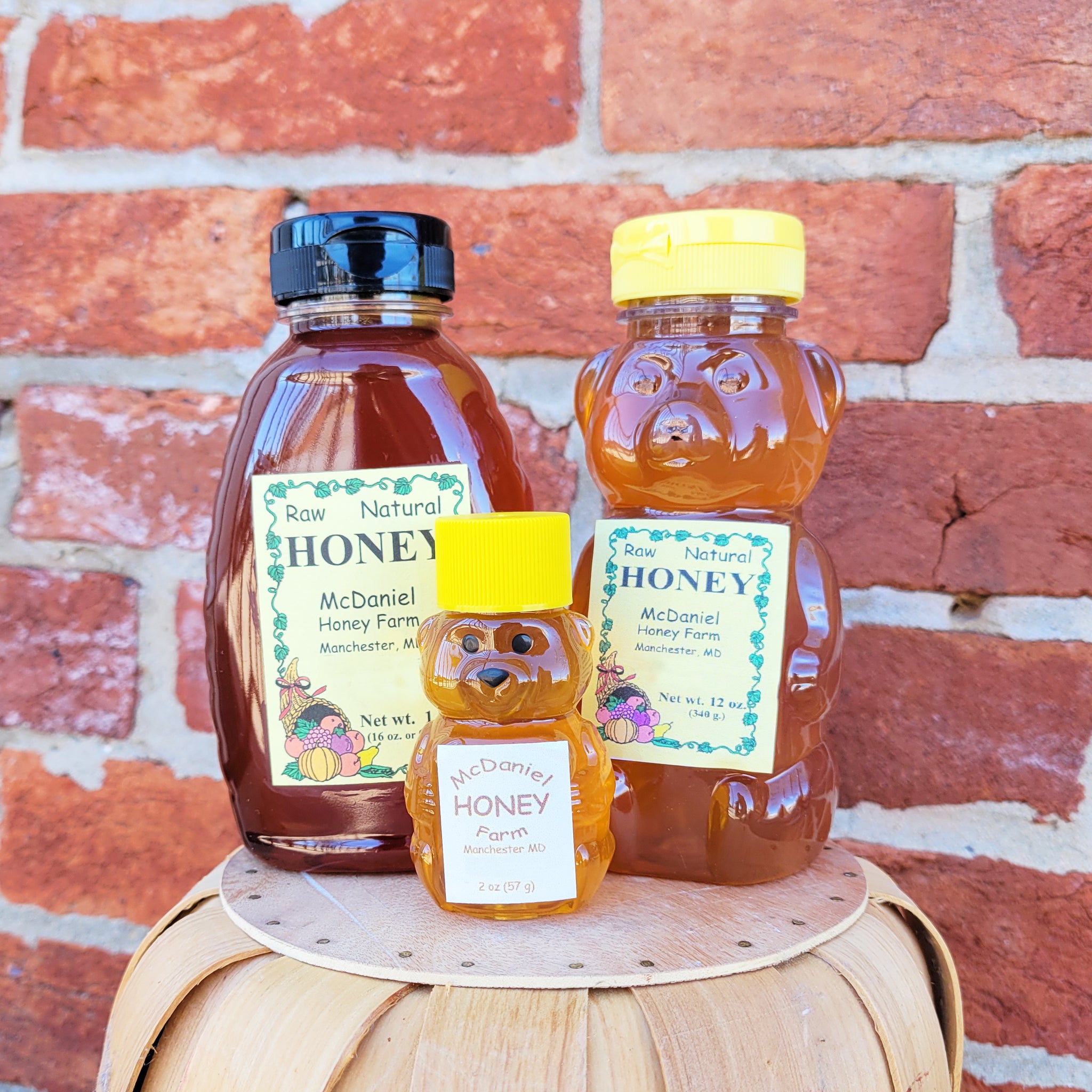 Pure Raw Natural Honey Baby Bear 2oz | The Maryland Store