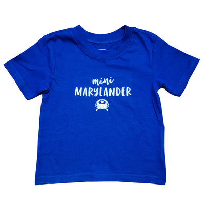 Mini Marylander Baby / Toddler T-Shirt Royal Blue