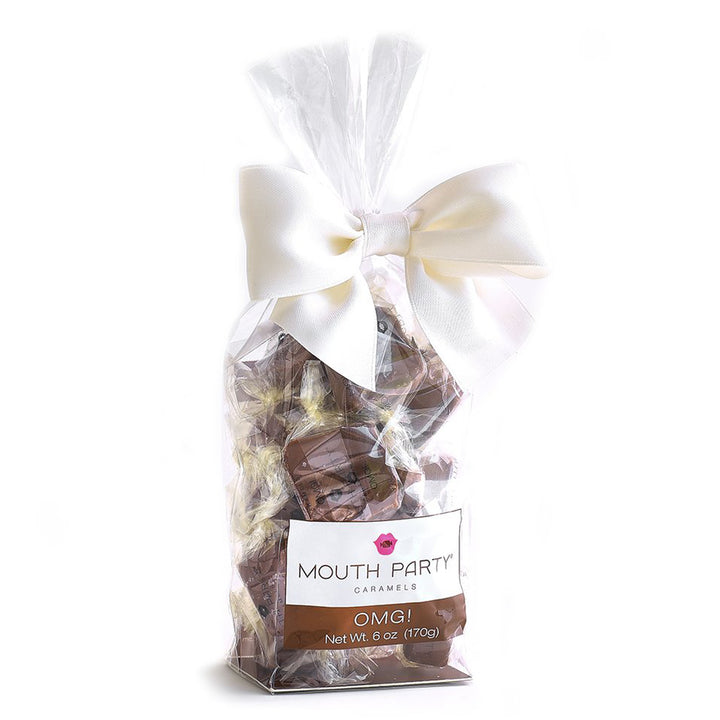Mouth Party OMG! Caramels 6 ounce Gift Bag.