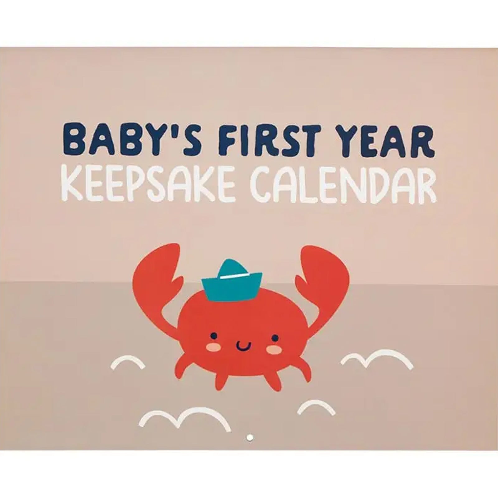 Nautical Themed Baby First Year Keepsake Calendar