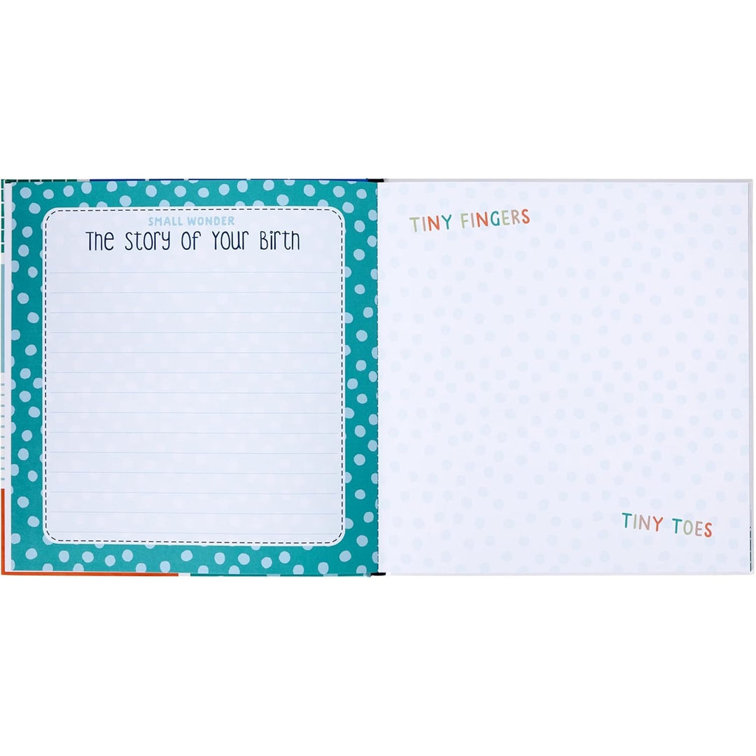 Nautical Themed Baby 5 Years Memory Book Inside Pages