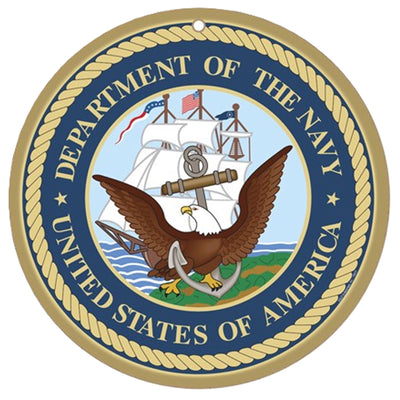 United States Navy Logo 10" Wood Sign