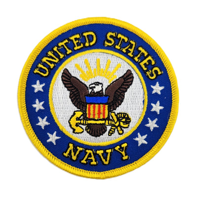 United States Navy Embroidered Round Seal Patch