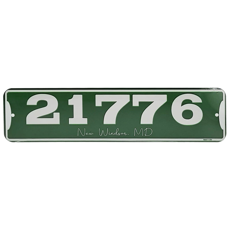 Zip Code & Town Aluminum Signs - 21776 New Windsor, MD