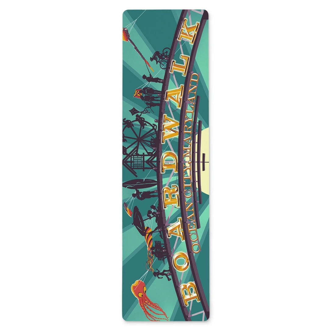 Ocean City Maryland Boardwalk Arch Metal Bookmark.